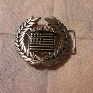 Stars and Stripes Belt Buckle